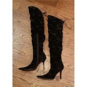 Black Suede Boots